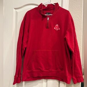 Boston Red Sox 1/4 Zip, Size Large